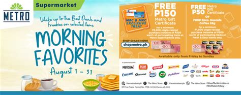 Special Offer – Metro Newport Pasay – Supermarket.